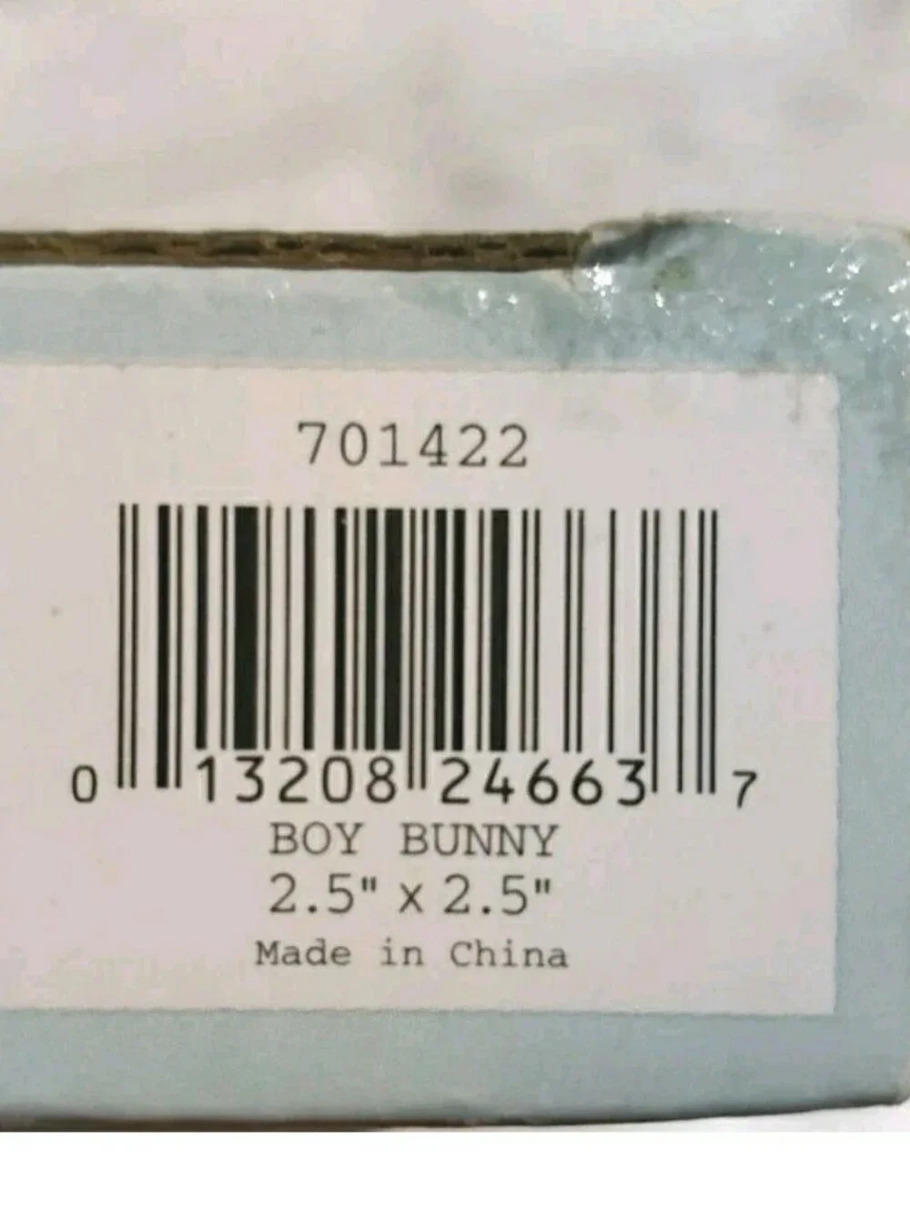 Vtg 2000 Burnes Of Boston Early Years Star Boy Bunny Frame New Nursery Baby